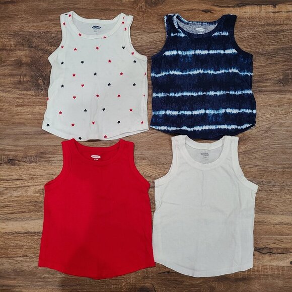 Old Navy 7 Pack Tank Tops Sleeveless Shirts B0069 - Picture 3 of 5